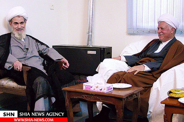 تصاویر دیدارهای صمیمی آیت الله هاشمی با مراجع و علما