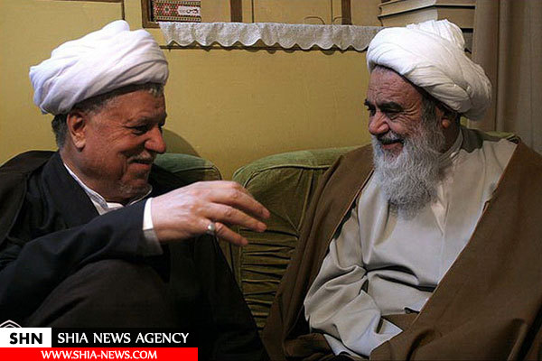 تصاویر دیدارهای صمیمی آیت الله هاشمی با مراجع و علما