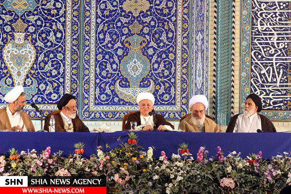 تصاویر دیدارهای صمیمی آیت الله هاشمی با مراجع و علما