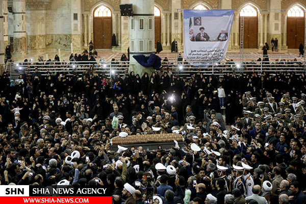 آیت‌الله هاشمی رفسنجانی در خانه ابدی آرام گرفت