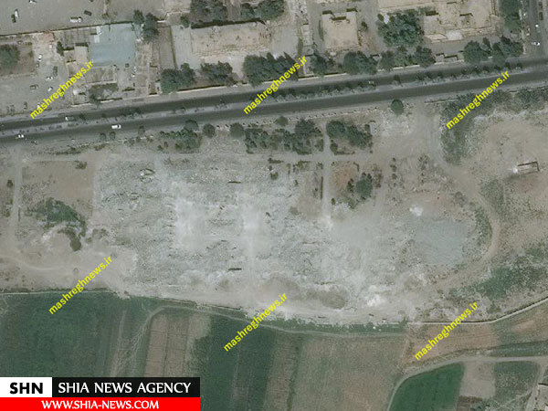 وقتی آرامگاه عمار یاسر با خاک یکسان شد + تصاویر ماهواره‌ای