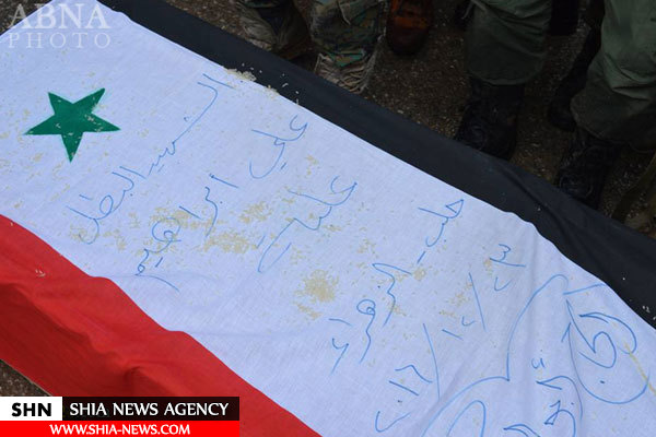 تصویر تشییع پیکر شهید مدافع حرم در شهر شیعه نشین الزهراء