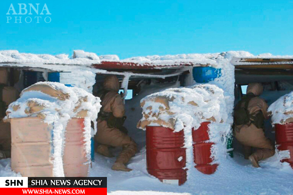 نبرد با تکفیری ها در سرمای استخوان‌سوز زمستان + تصاویر