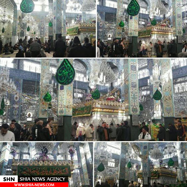 تصویر آذین بندی حرم حضرت زینب(س) تصویر آذین بندی حرم حضرت زینب(س)