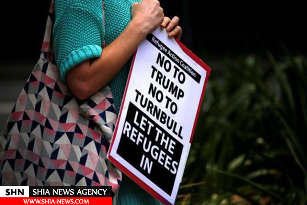تظاهرات مردم استرالیا علیه ترامپ+تصاویر