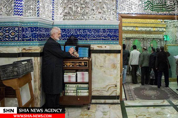 اهداء مهر تربت حرم امام حسین(ع) به حرم حضرت عبدالعظیم(ع)