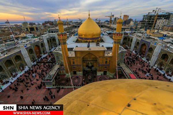 تصویر پرچم عزای ایام فاطمیه در حرم امام علی(ع) تصویر پرچم عزای ایام فاطمیه در حرم امام علی(ع)