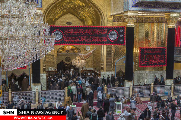تصاویر حرم حضرت عباس(ع) سیاهپوش شد تصاویر حرم حضرت عباس(ع) سیاهپوش شد