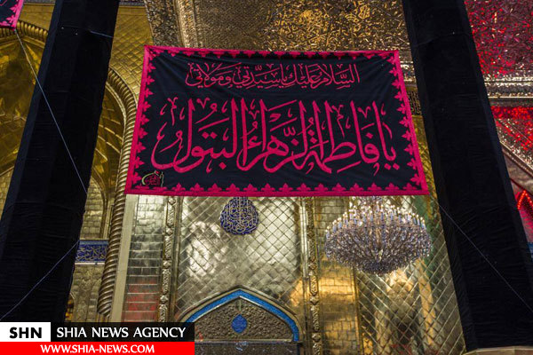 تصاویر حرم حضرت عباس(ع) سیاهپوش شد تصاویر حرم حضرت عباس(ع) سیاهپوش شد
