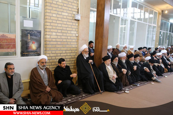 مراسم سوگواری شهادت حضرت زهرا (س) در بیت آیت الله سیستانی