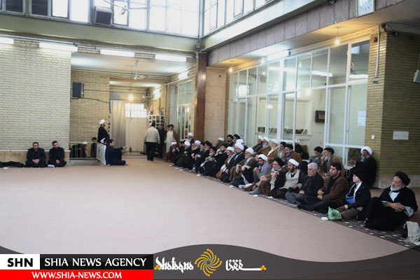 مراسم سوگواری شهادت حضرت زهرا (س) در بیت آیت الله سیستانی