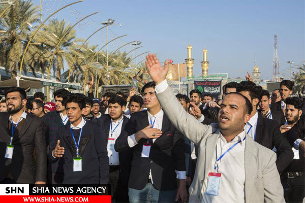 حضور 3 هزار دانشجوی عراقی در مراسم شهادت حضرت زهرا در کربلا