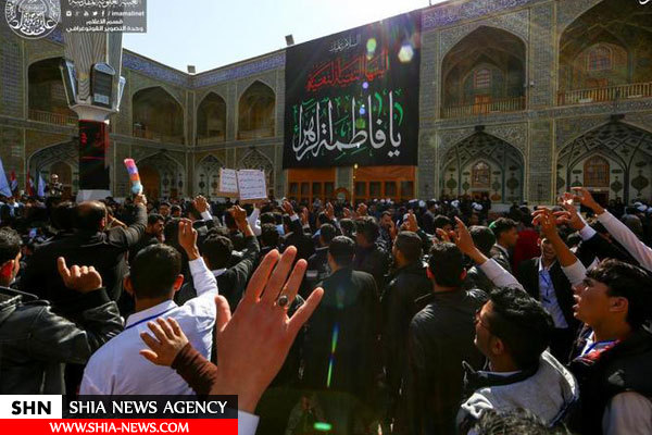 تصاویر عزاداری ایام فاطمیه در حرم حضرت علی(ع) تصاویر عزاداری ایام فاطمیه در حرم حضرت علی(ع)