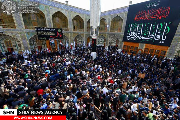 تصاویر عزاداری ایام فاطمیه در حرم حضرت علی(ع) تصاویر عزاداری ایام فاطمیه در حرم حضرت علی(ع)