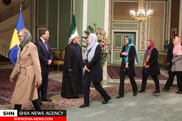 انتقاد از حجاب گذاشتن وزرای زن سوئدی در تهران