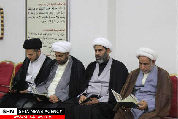مراسم ختم شهدای بحرین با حضور علما و مردم بحرین+ تصاویر