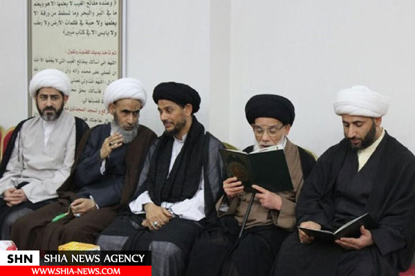 مراسم ختم شهدای بحرین با حضور علما و مردم بحرین+ تصاویر
