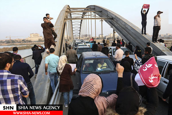 تصاویر اعتراض مردم خوزستان به مشکلات روزهای اخیر