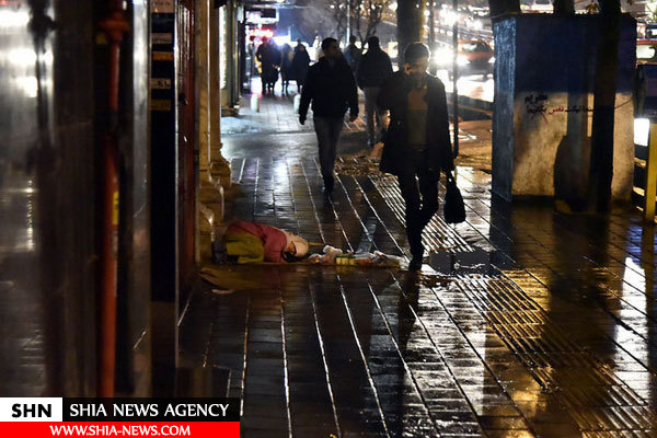 دخترک کبریت فروش در قلب یخ زده تهران