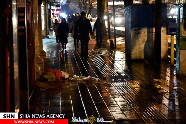 دخترک کبریت فروش در قلب یخ زده تهران