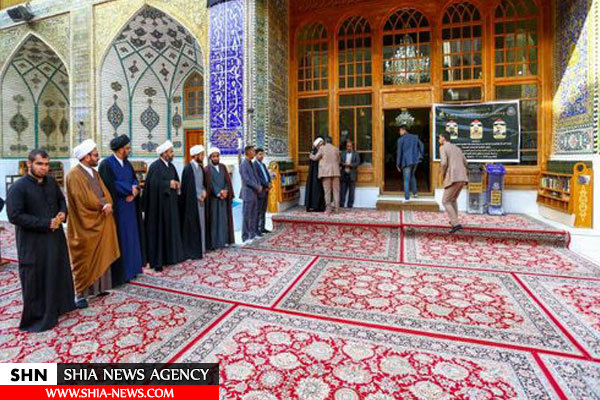 بزرگداشت شهدای روحانی در حرم امام علی(ع) برگزار شد+ تصاویر