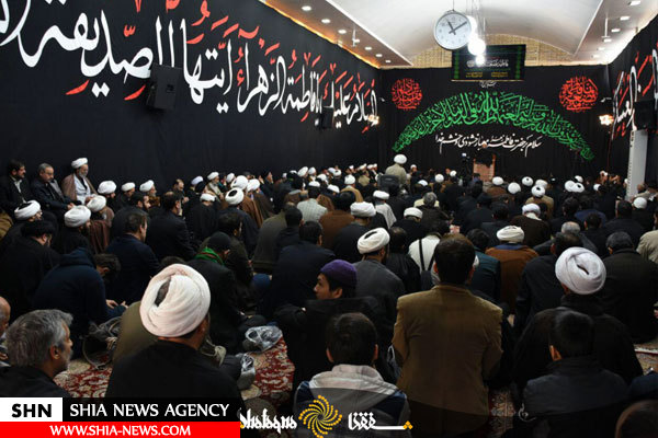 مراسم عزاداری شهادت حضرت زهرا(س) در بیوت مراجع تقلید