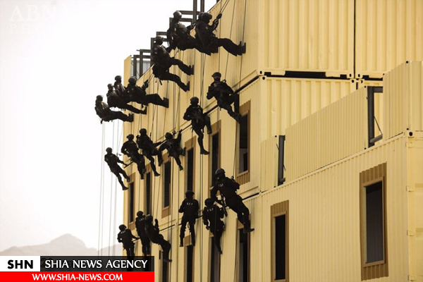 رزمایش مبارزه با تروریسم در مدینه منوره+ تصاویر