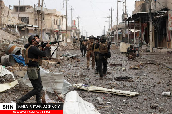 تصاویر صحنه هایی از نبرد موصل