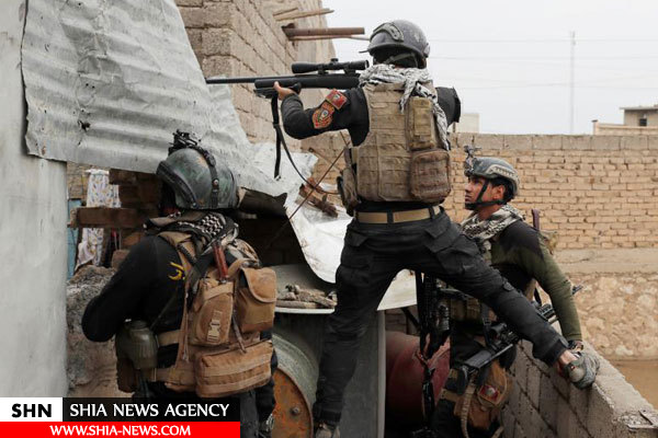 تصاویر صحنه هایی از نبرد موصل