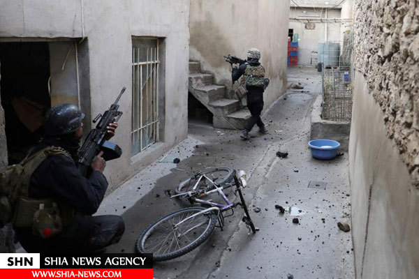 تصاویر صحنه هایی از نبرد موصل