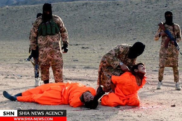 اعدام دو جوان به دست داعش در منطقه آچین افغانستان + تصویر(۱۸+)