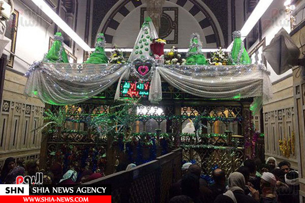 گرامی داشت سالروز ولادت حضرت نفیسه خاتون + تصاویر