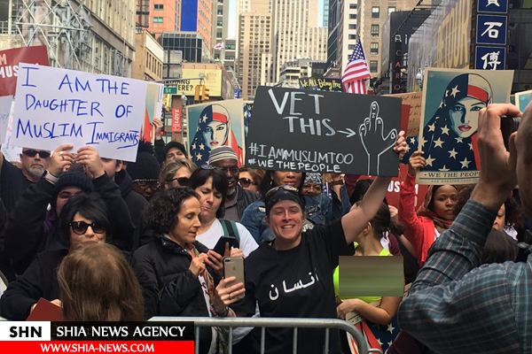فریاد نیویورکی‌ها: من هم مسلمان هستم+ تصاویر