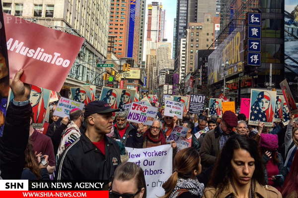 فریاد نیویورکی‌ها: من هم مسلمان هستم+ تصاویر