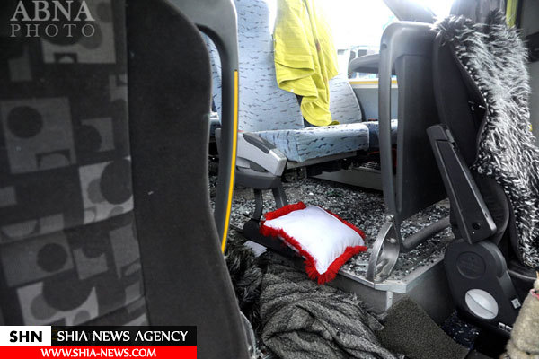 تصاویر انفجارهای تروریستی در نزدیکی حرم حضرت سکینه(س)