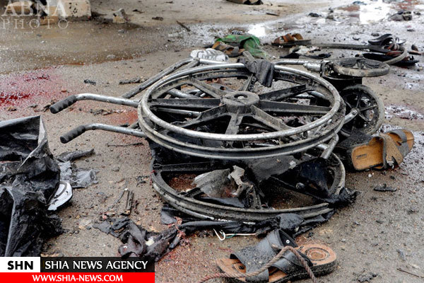 تصاویر انفجارهای تروریستی در نزدیکی حرم حضرت سکینه(س)