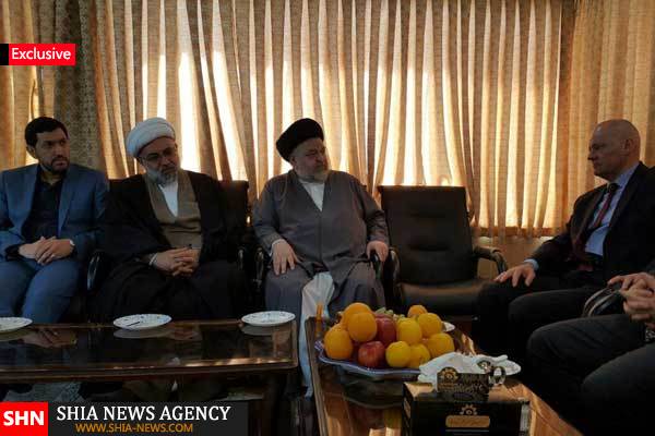 دیدار سفیر آلمان با نماینده آیت الله سیستانی دیدار سفیر آلمان با نماینده آیت الله سیستانی