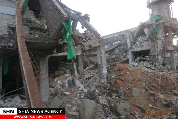 تروریست‌ها چه بلایی بر سر حرم مطهر دختر امیرالمومنین(ع) آوردند+ تصاویر