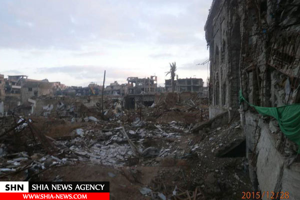 تروریست‌ها چه بلایی بر سر حرم مطهر دختر امیرالمومنین(ع) آوردند+ تصاویر