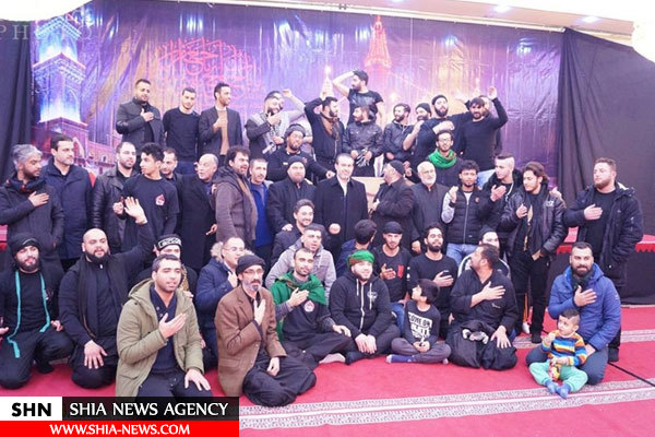 تصاویر سوگواری فاطمیه شیعیان شهر آسن آلمان