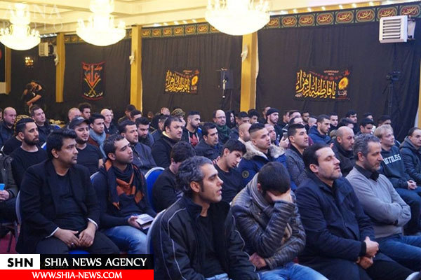 تصاویر سوگواری فاطمیه شیعیان شهر آسن آلمان