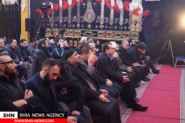 تصاویر سوگواری فاطمیه شیعیان شهر آسن آلمان