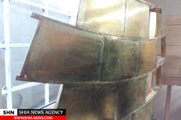 تصاویر کارگاه های ساخت گنبد امام حسین(ع)