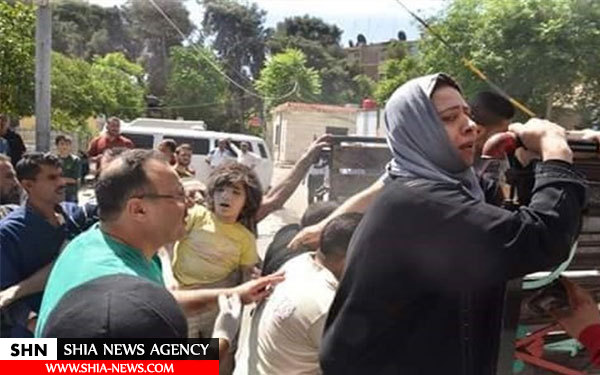 تصاویر کودکان حلب قربانیان حملات تروریست‌ها