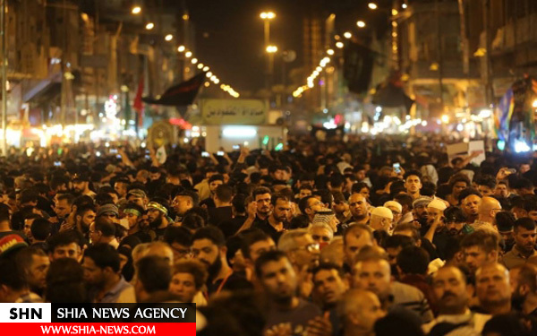 تصاویر ورود خیل عظیم زائران به حرم امام موسی کاظم(ع)