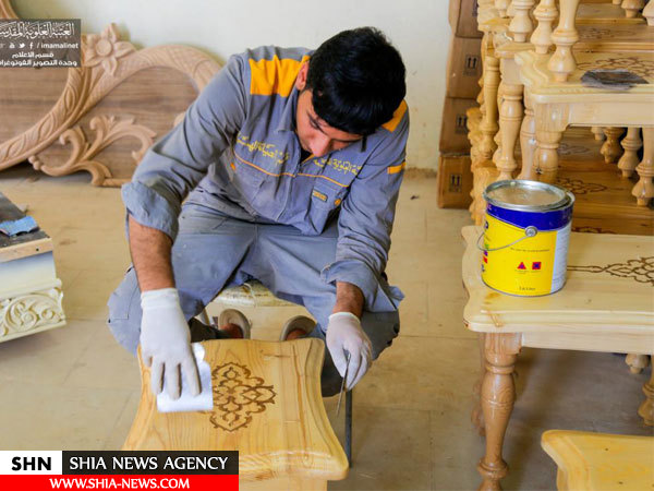 هنر نگارگری روی چوب در حرم مطهر حضرت علی(ع) + تصاویر هنر نگارگری روی چوب در حرم مطهر حضرت علی(ع) + تصاویر