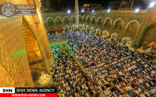 تصاویر زیبا از عیدمبعث در حرم علوی (ع)