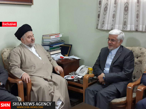 دیدار جمعی از منتخبین مردم در مجلس شورای اسلامی با نماینده آیت الله سیستانی + تصاویر دیدار جمعی از منتخبین مردم در مجلس شورای اسلامی با نماینده آیت الله سیستانی + تصاویر