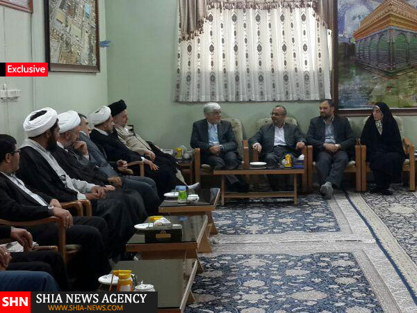 دیدار جمعی از منتخبین مردم در مجلس شورای اسلامی با نماینده آیت الله سیستانی + تصاویر دیدار جمعی از منتخبین مردم در مجلس شورای اسلامی با نماینده آیت الله سیستانی + تصاویر