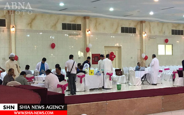 تصاویر اهدای خون به مناسبت ولادت امام حسین(ع) در قطیف